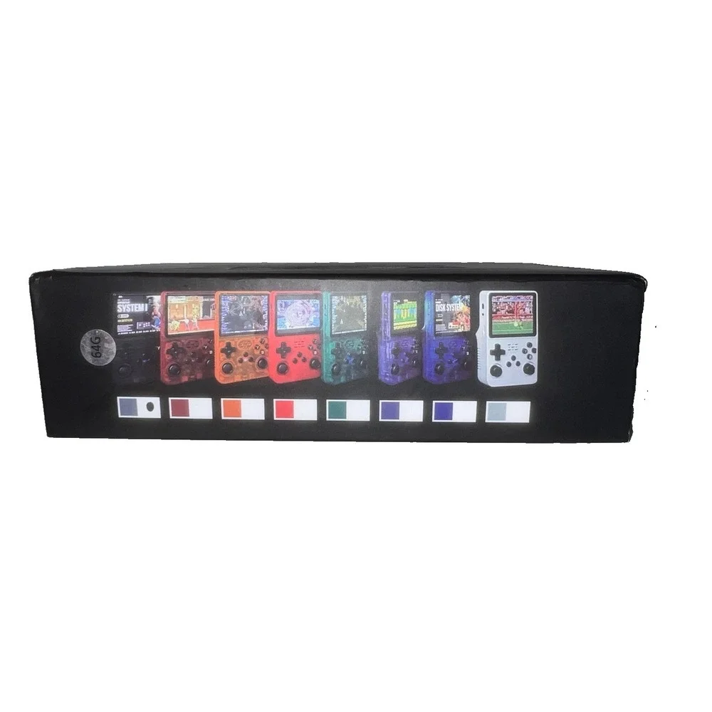 (30)R36S Retro Handheld Video Game ConsolLinux System 3.5 Inch IPS Screen 128GB